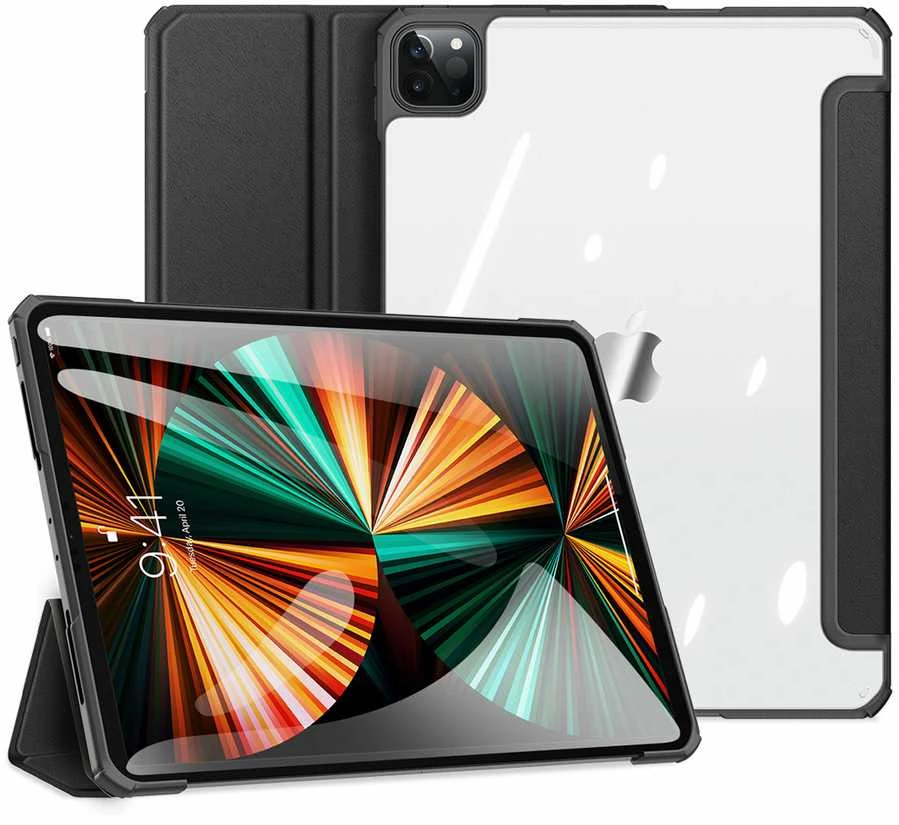 Dux Ducis "Copa" skirtas Apple iPad Air 13 (2025) / Air 13 (2024) / iPad Pro 12.9 (2018 / 2020 / 2021 / 2022) juodas