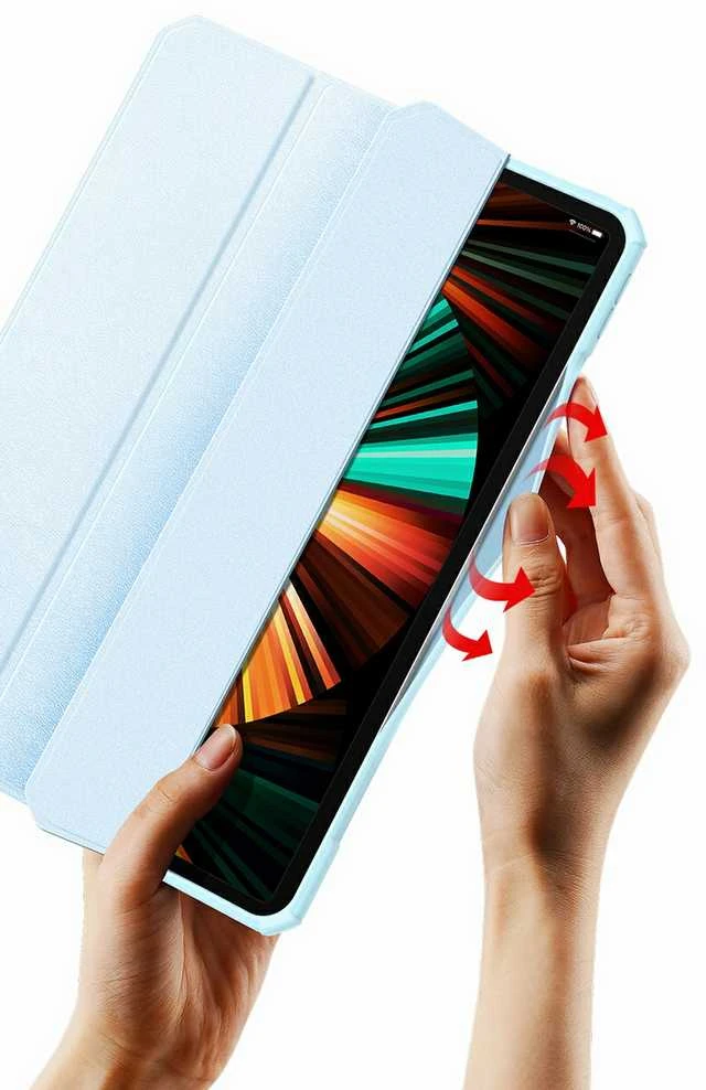 Dux Ducis "Copa" skirtas Apple iPad Air 13 (2025) / Air 13 (2024) / iPad Pro 12.9 (2018 / 2020 / 2021 / 2022) juodas