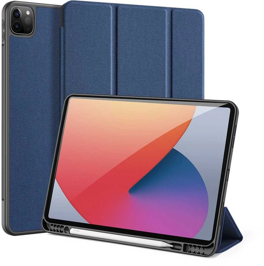 Dėklas Dux Ducis Domo Apple iPad Pro 12.9 2020/2021/2022 tamsiai mėlynas