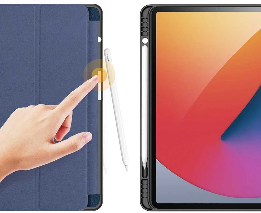 Dėklas Dux Ducis Domo Apple iPad Pro 12.9 2020/2021/2022 tamsiai mėlynas