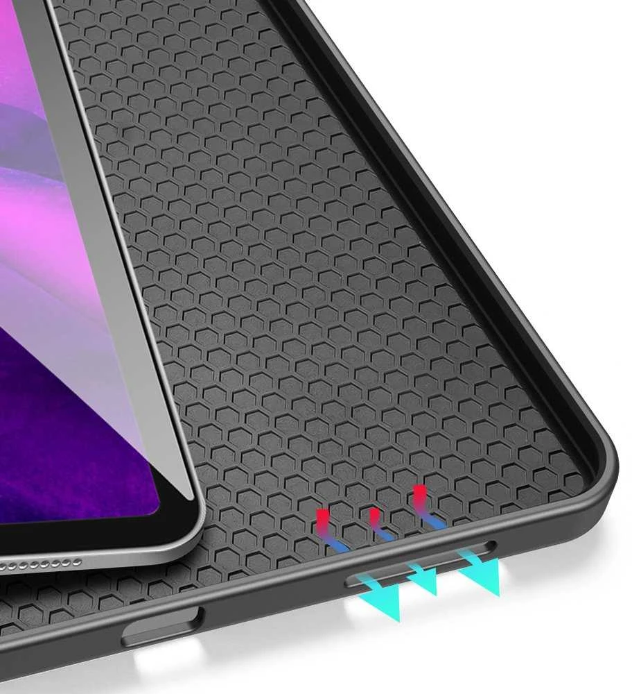 Dėklas Dux Ducis Domo Apple iPad Pro 12.9 2020/2021/2022 tamsiai mėlynas