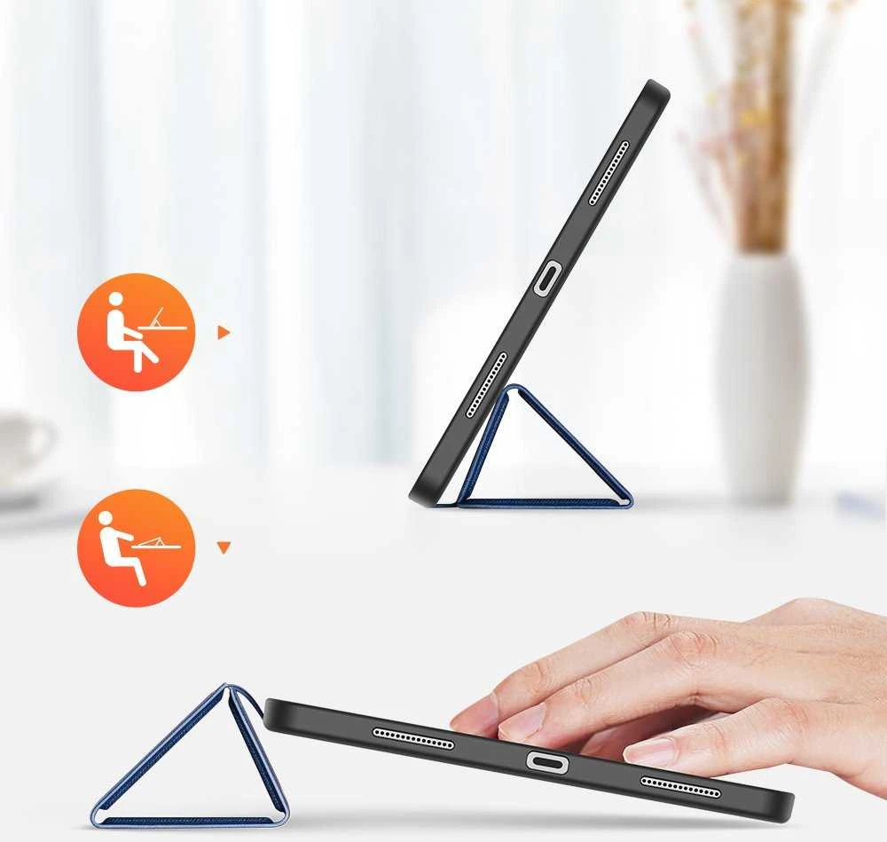 Dėklas Dux Ducis Domo Apple iPad Pro 12.9 2020/2021/2022 tamsiai mėlynas