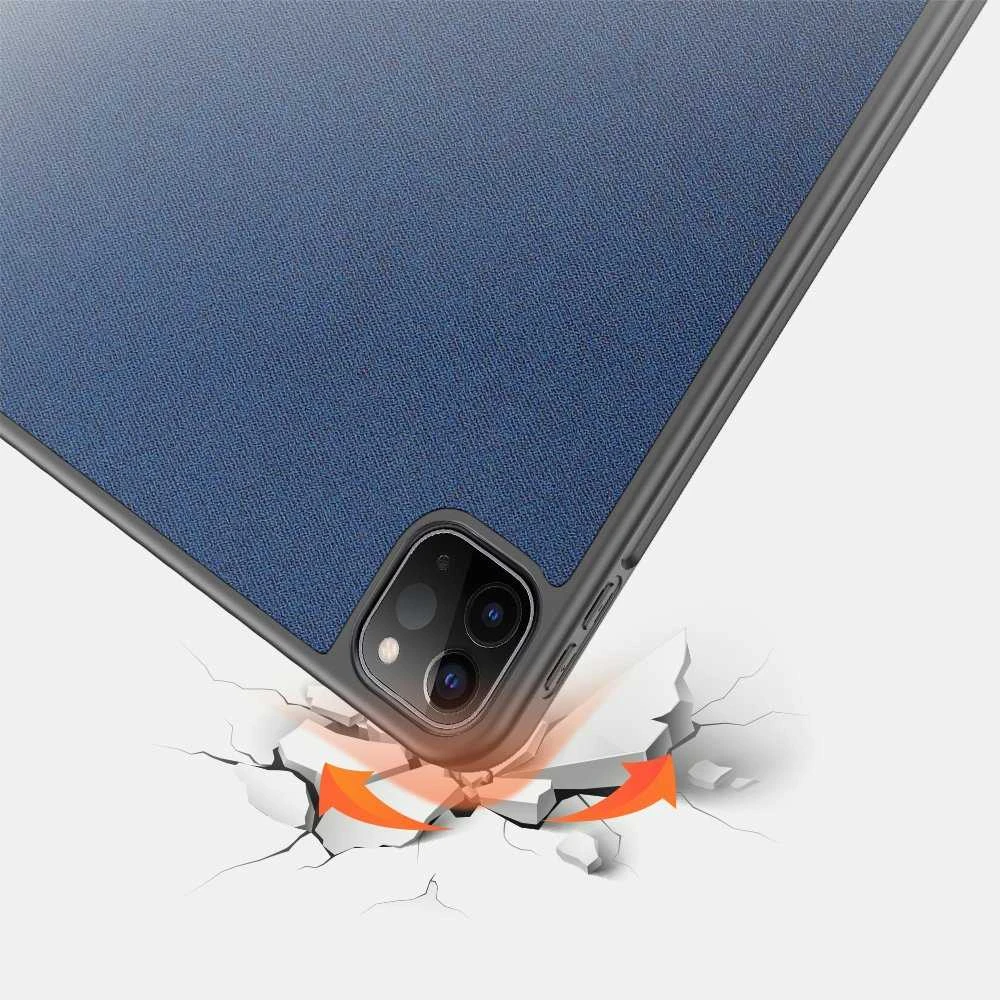 Dėklas Dux Ducis Domo Apple iPad Pro 12.9 2020/2021/2022 tamsiai mėlynas