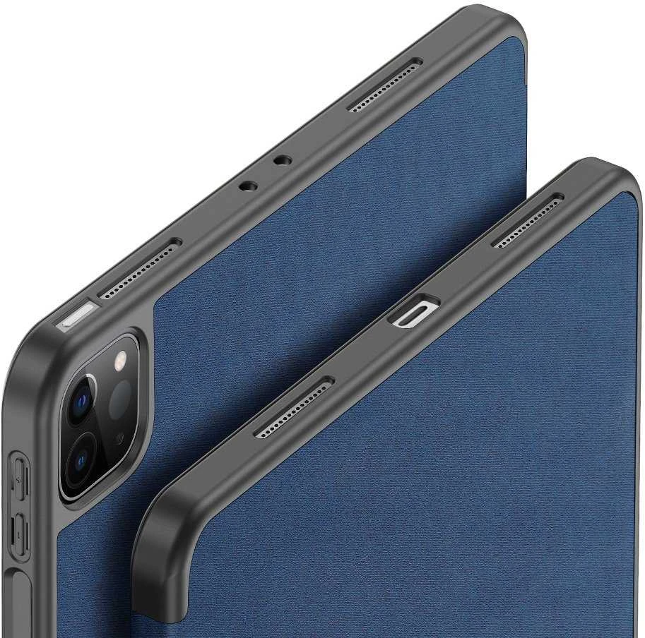Dėklas Dux Ducis Domo Apple iPad Pro 12.9 2020/2021/2022 tamsiai mėlynas