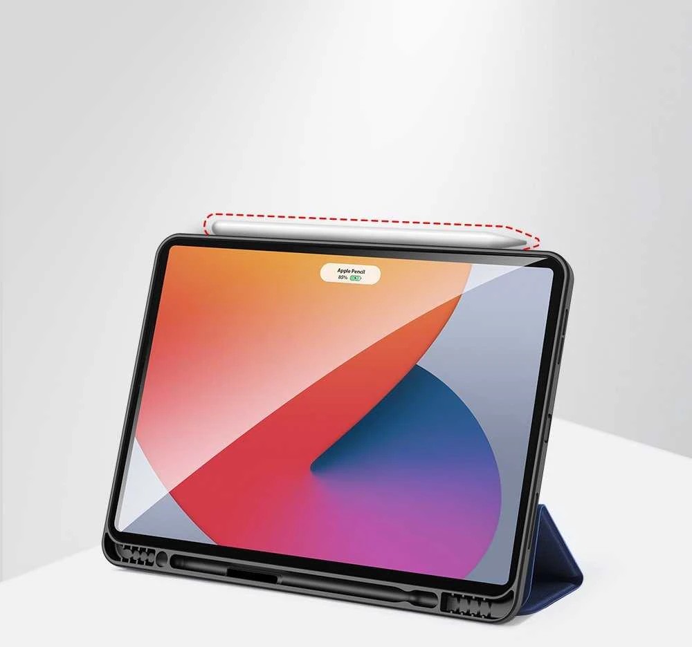 Dėklas Dux Ducis Domo Apple iPad Pro 12.9 2020/2021/2022 tamsiai mėlynas