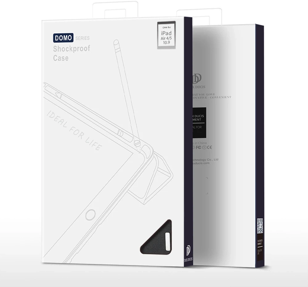 Dux Ducis "Domo" skirtas Samsung X210/X215 (Tab A9 Plus) X230/X236 (Tab A11 Plus) juodas