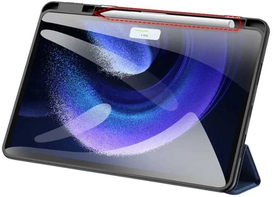 Dux Ducis "Domo" skirtas Samsung X210/X215 (Tab A9 Plus) X230/X236 (Tab A11 Plus) juodas