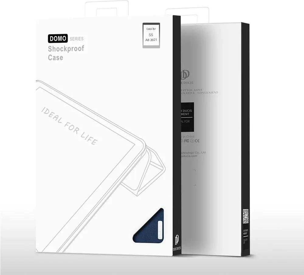 Dėklas Dux Ducis Domo Samsung X200/X205 Tab A8 10.5 2021 juodas