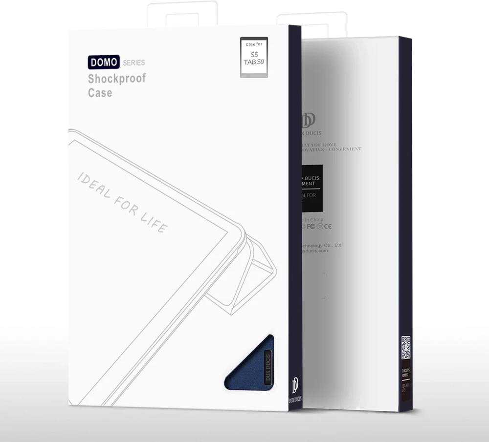 Dėklas Dux Ducis Domo Samsung X910/X916 Tab S9 Ultra tamsiai mėlynas