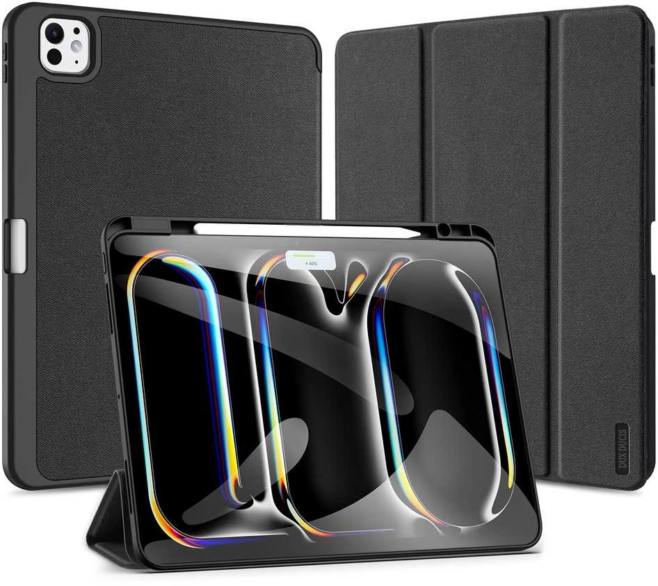 Dėklas Dux Ducis Domo Samsung X400/X406 Tab S10 Lite/X520/X526 Tab S10 FE/X510/X516 Tab S9 FE juodas