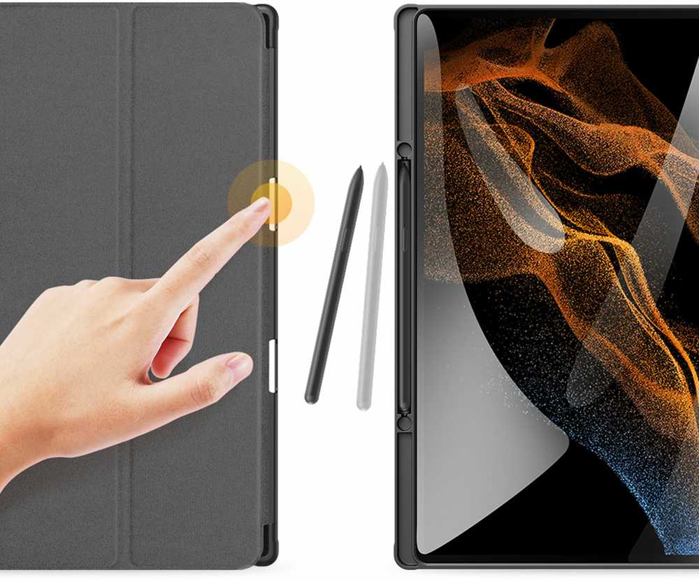 Dėklas Dux Ducis Domo Samsung X900/X906 Tab S8 Ultra juodas