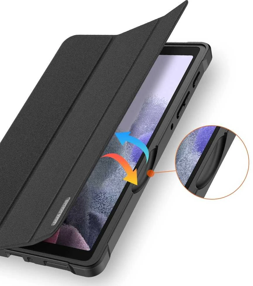Dėklas Dux Ducis Domo Samsung T220/T225 Tab A7 Lite 8.7 2021 juodas