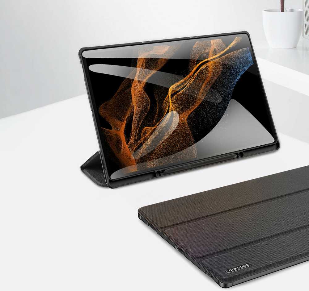 Dėklas Dux Ducis Domo Samsung X900/X906 Tab S8 Ultra juodas