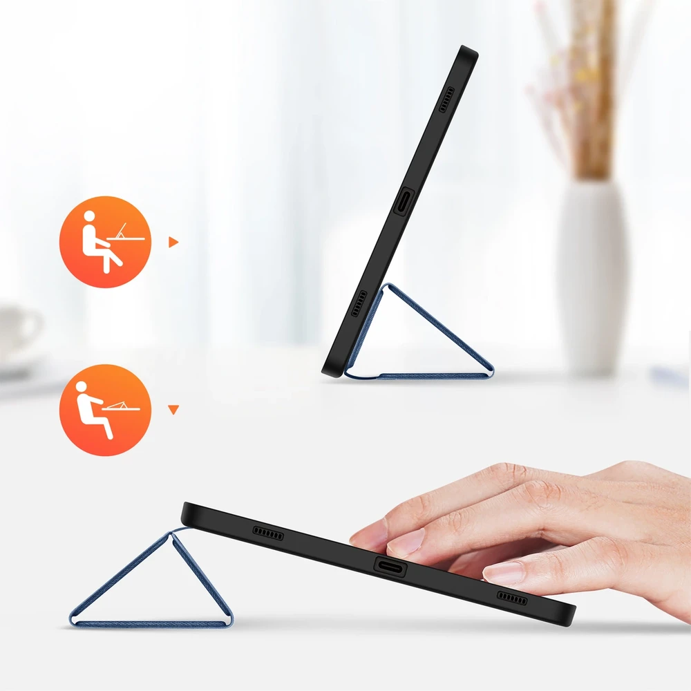 Dėklas Dux Ducis Domo Samsung X110/X115 Tab A9 8.7 tamsiai mėlynas