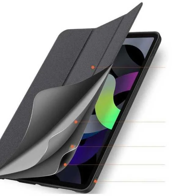 „Dux Ducis Domo“ su „Flip“ ir „Smart Sleep“, skirta „Xiaomi Redmi Pad Pro“ (4G/5G) / „Poco Pad 12.1“ – juodos spalvos