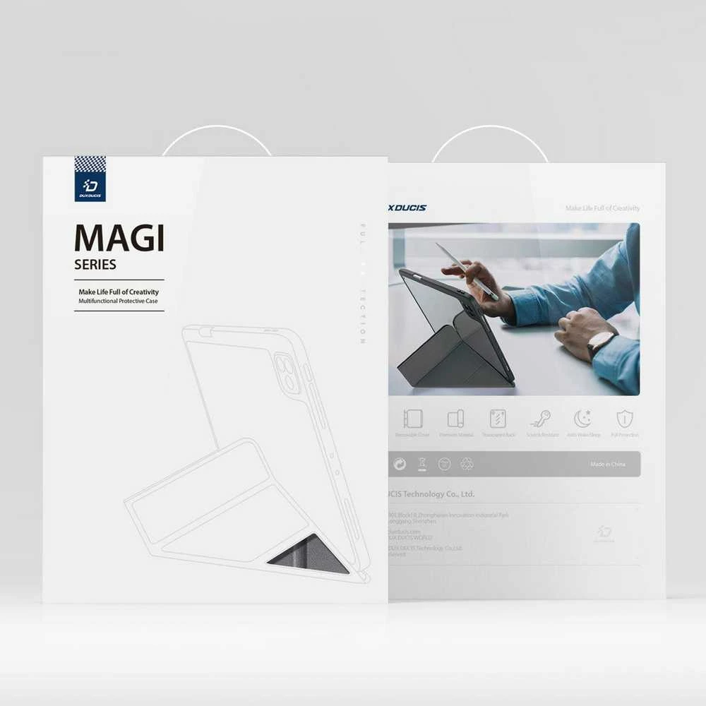 Dux Ducis "Magi" skirtas Apple iPad Pro 11 (2024) pilkas