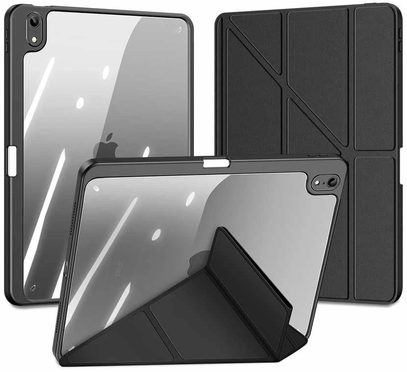 DUX DUCIS dėklas MAGI su pieštuko laikikliu iPad Pro 13 (2024) juodas