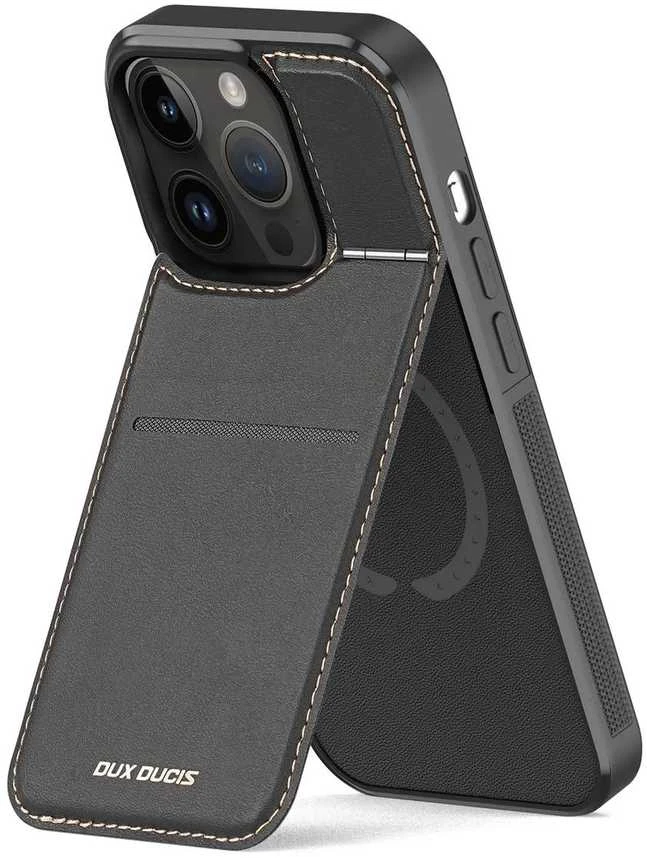 Dėklas Dux Ducis "Rafi Mag" skirtas iPhone 14 Pro Max juodas