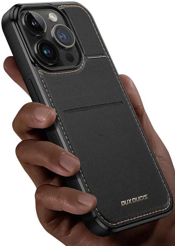 Dėklas Dux Ducis "Rafi Mag" skirtas iPhone 14 Pro Max juodas
