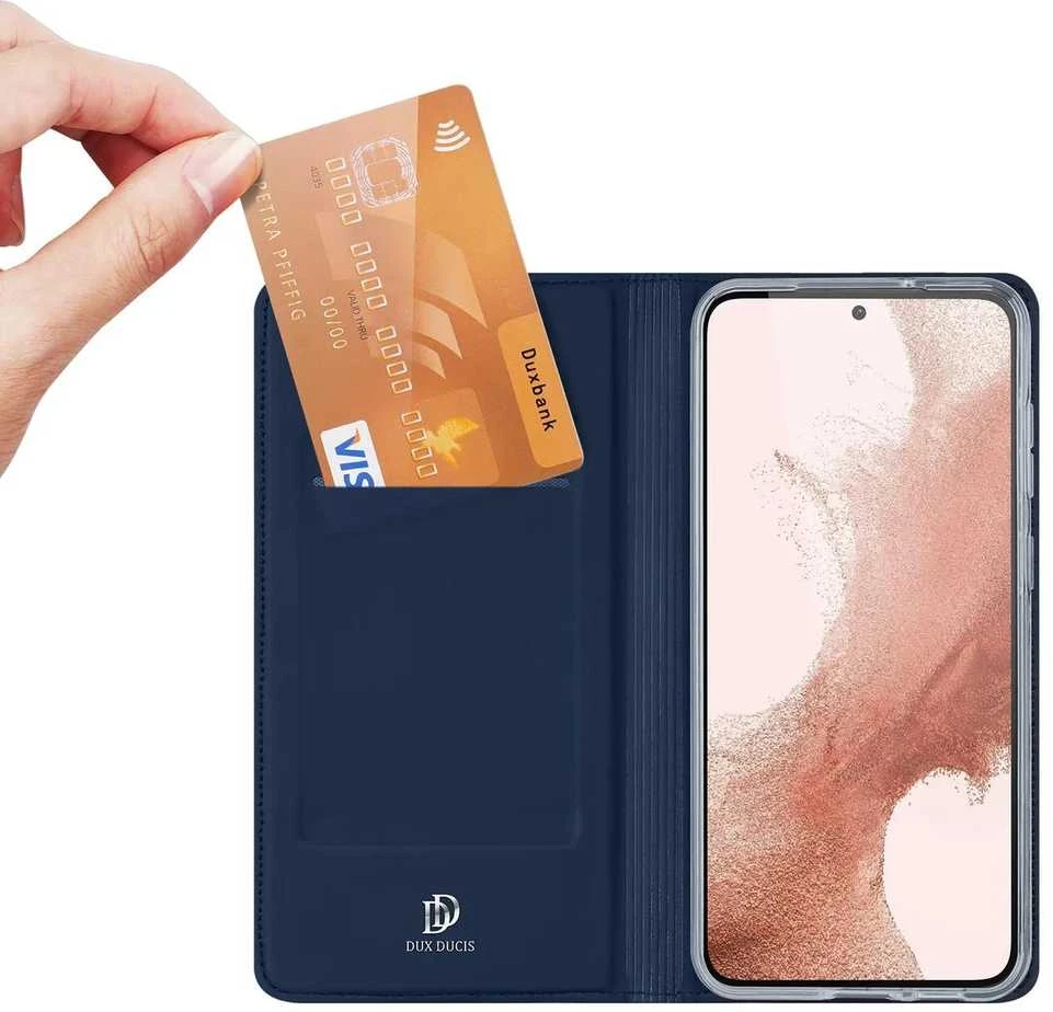 Dux Ducis Skin Pro dėklas skirtas Samsung S916 S23 Plus 5G, tamsiai mėlynas