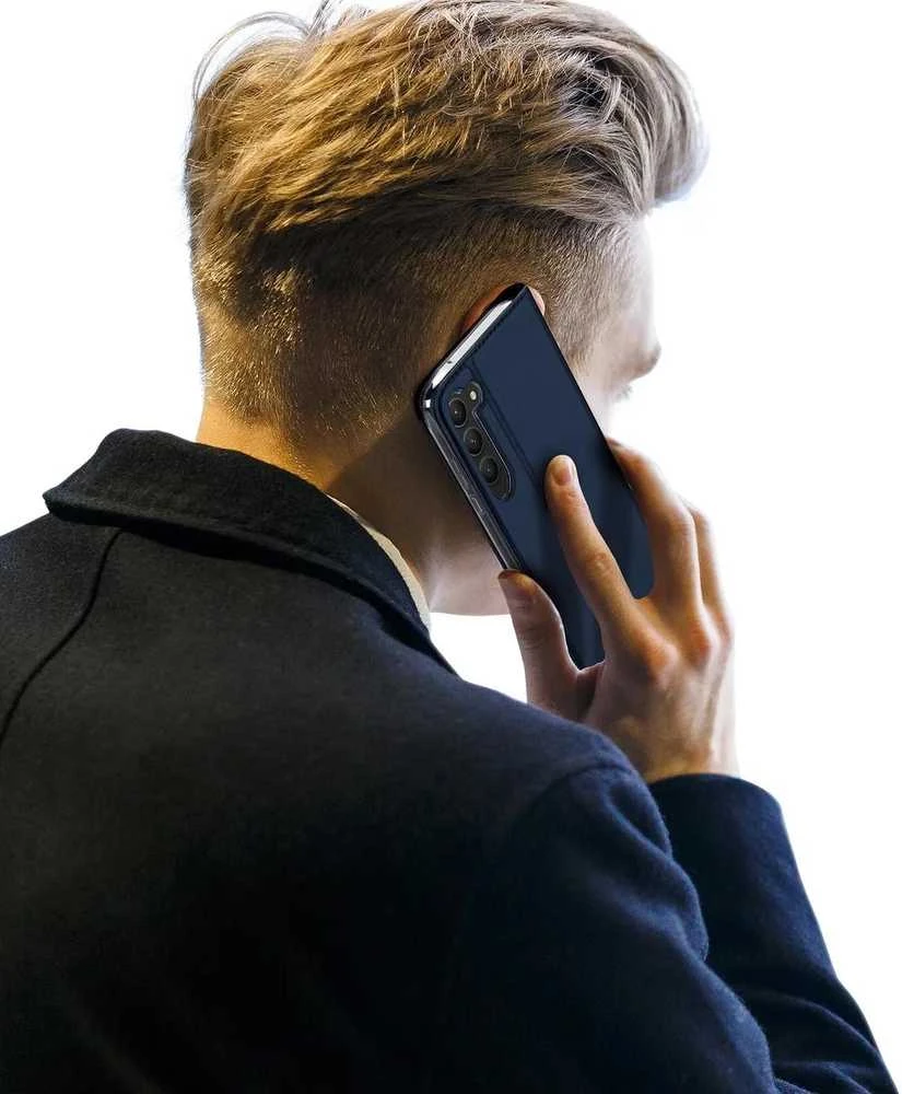Dux Ducis Skin Pro dėklas skirtas Samsung S916 S23 Plus 5G, tamsiai mėlynas