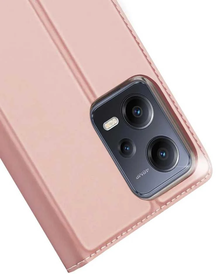 Dėklas Dux Ducis Skin Pro Xiaomi Poco X5 5G/Redmi Note 12 5G rožinis-auksinis