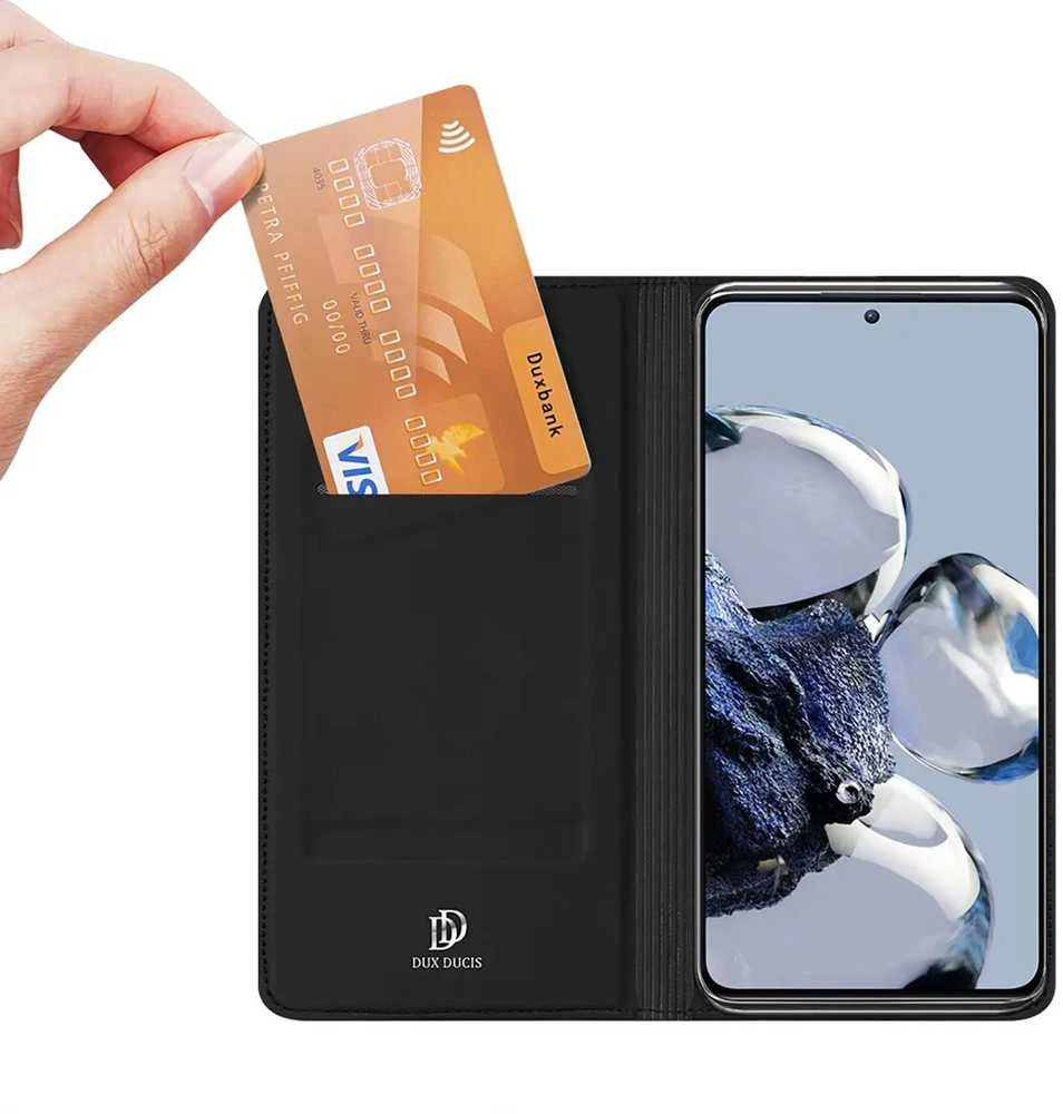 Dux Ducis Skin Pro dėklas skirtas Xiaomi 12T/12T Pro, juodas