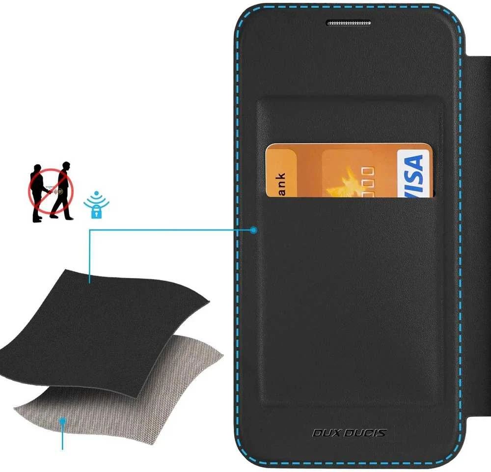 Dux Ducis Skin X Pro magnetic ring / stand for Samsung S24 Plus - dėklas telefonui juodos spalvos