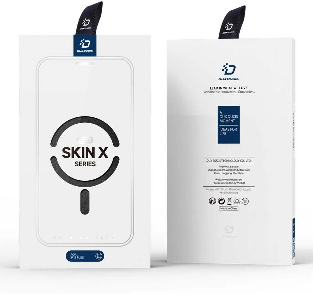Dux Ducis Skin X Pro magnetic ring / stand for Samsung S24 Plus - dėklas telefonui juodos spalvos