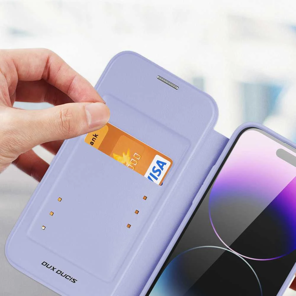Dux Ducis Skin X Pro dėklas skirtas Apple iPhone 14 Pro, violetinis