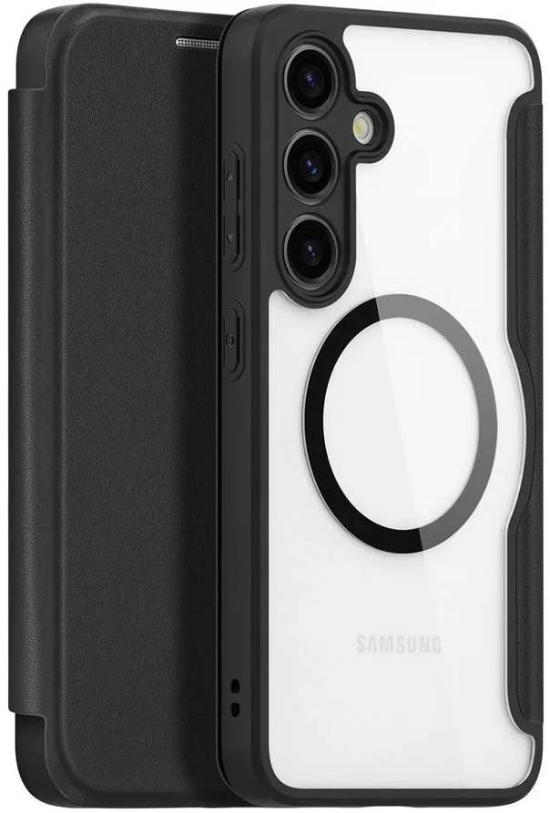 Dux Ducis Skin X Pro magnetic ring / stand for Samsung S24 Plus - dėklas telefonui juodos spalvos