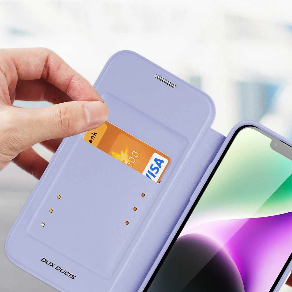 Dux Ducis Skin X Pro dėklas skirtas Apple iPhone 14, violetinis