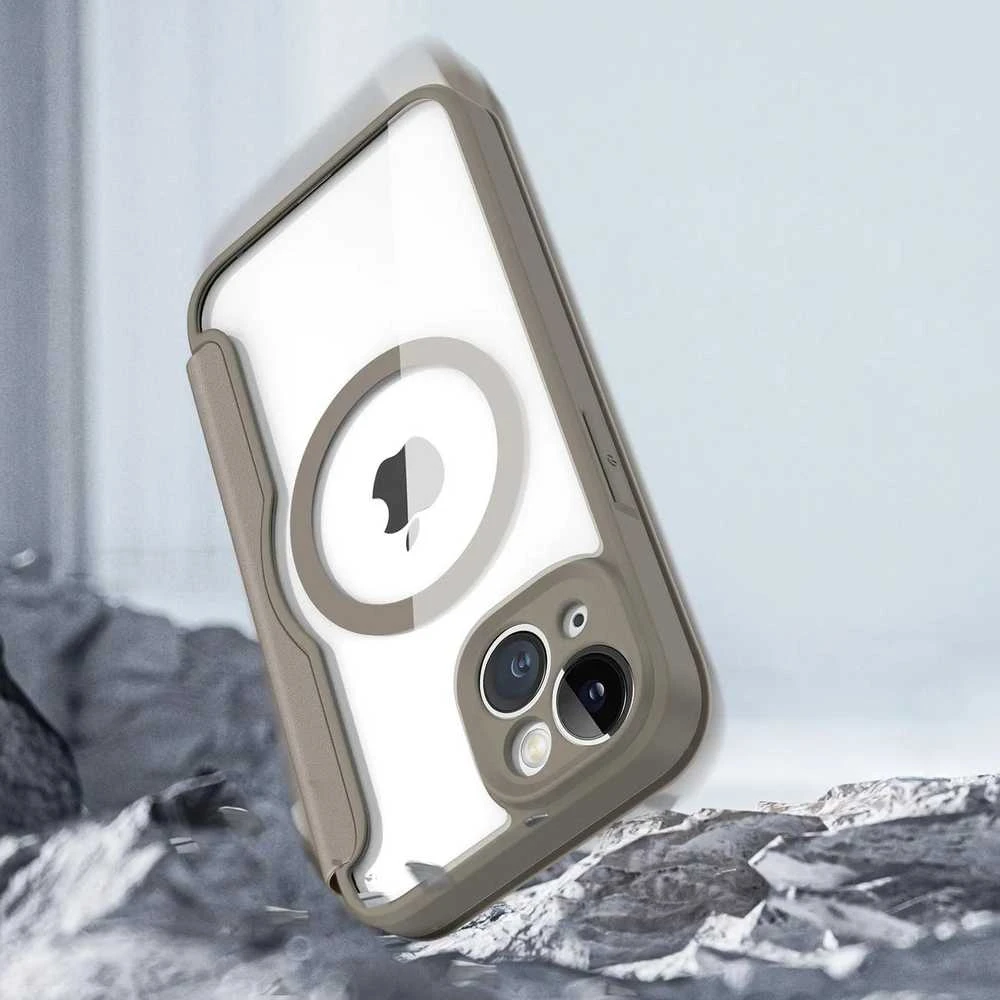 Dux Ducis Skin X Pro dėklas skirtas Apple iPhone 14, smėlio spalvos