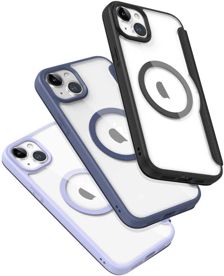 Dux Ducis Skin X Pro magnetic ring / stand Samsung S24 - dėklas telefonui juodos spalvos