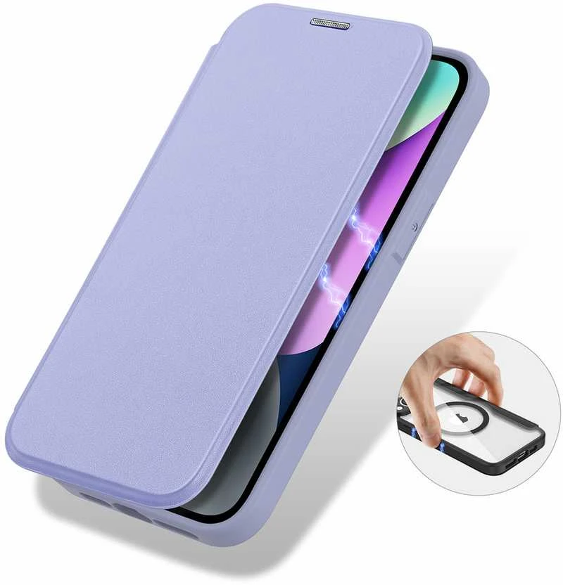 Dux Ducis Skin X Pro dėklas skirtas Apple iPhone 14, violetinis