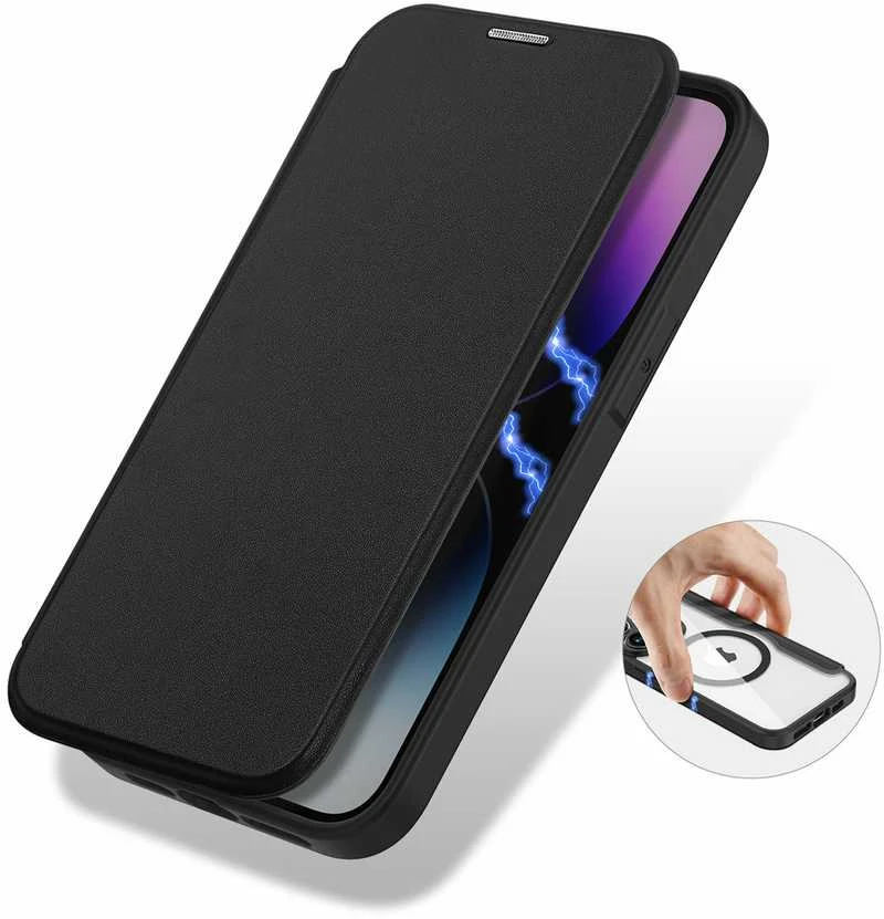 Dux Ducis Skin X Pro dėklas skirtas Apple iPhone 14 Pro, juodas
