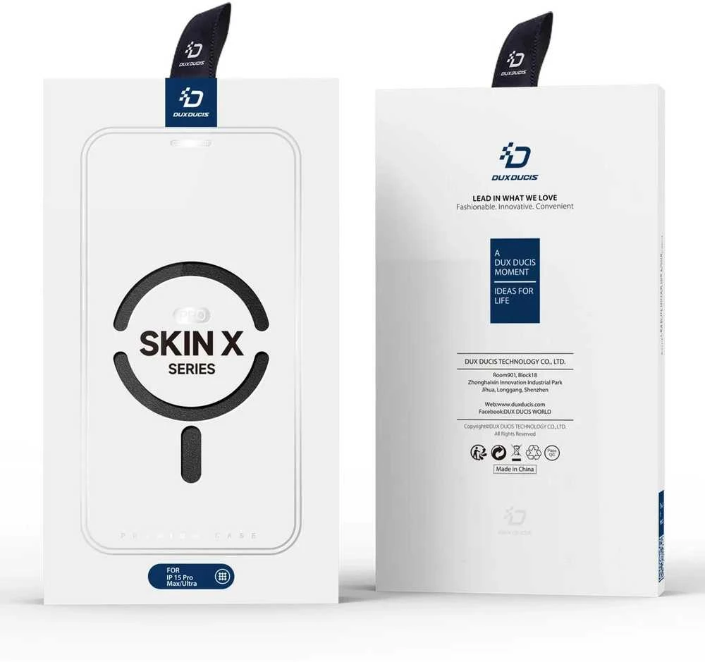 Dėklas Dux Ducis Skin X Pro Apple iPhone 15 Pro Max juodas