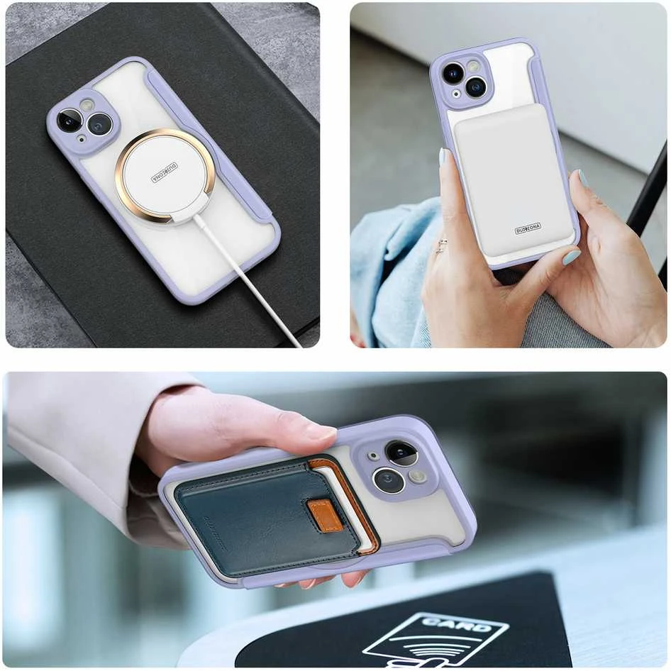 Dux Ducis Skin X Pro dėklas skirtas Apple iPhone 14, violetinis