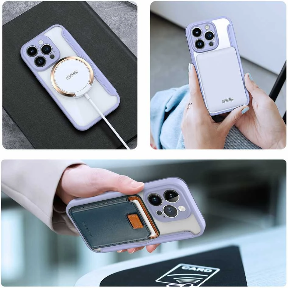 Dux Ducis Skin X Pro dėklas skirtas Apple iPhone 14 Pro, violetinis