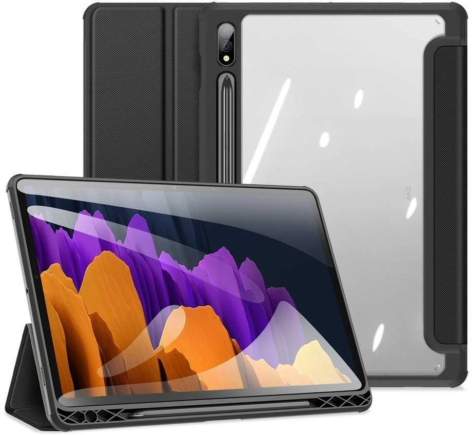 Dėklas Dux Ducis Toby Samsung X700/X706 Tab S8/T870/T875/T876 Tab S7 juodas
