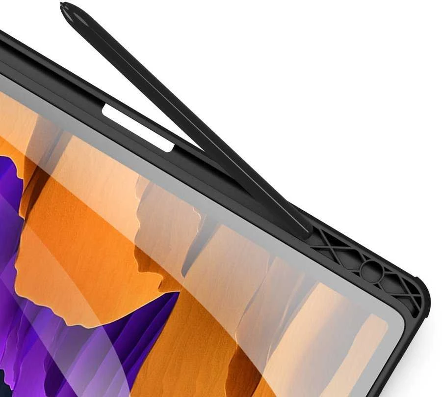 Dėklas Dux Ducis Toby Samsung X700/X706 Tab S8/T870/T875/T876 Tab S7 juodas