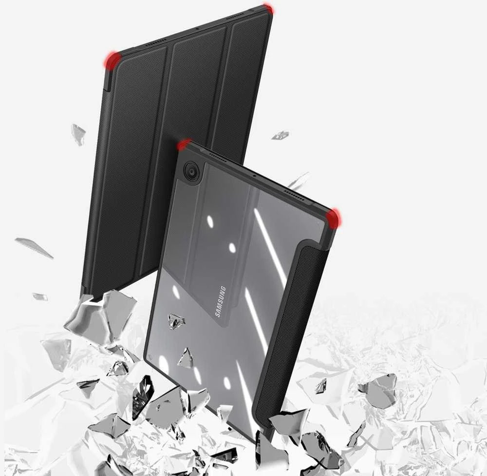 Dėklas Dux Ducis Toby Samsung X200/X205 Tab A8 10.5 2021 juodas