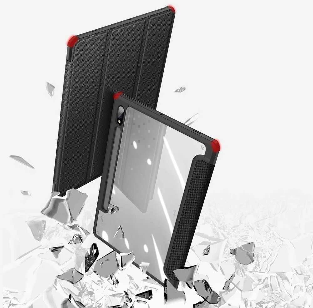 Dėklas Dux Ducis Toby Samsung X700/X706 Tab S8/T870/T875/T876 Tab S7 juodas