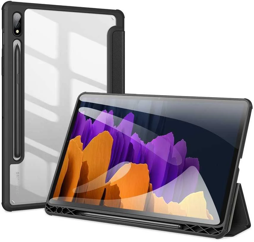 Dėklas Dux Ducis Toby Samsung X700/X706 Tab S8/T870/T875/T876 Tab S7 juodas
