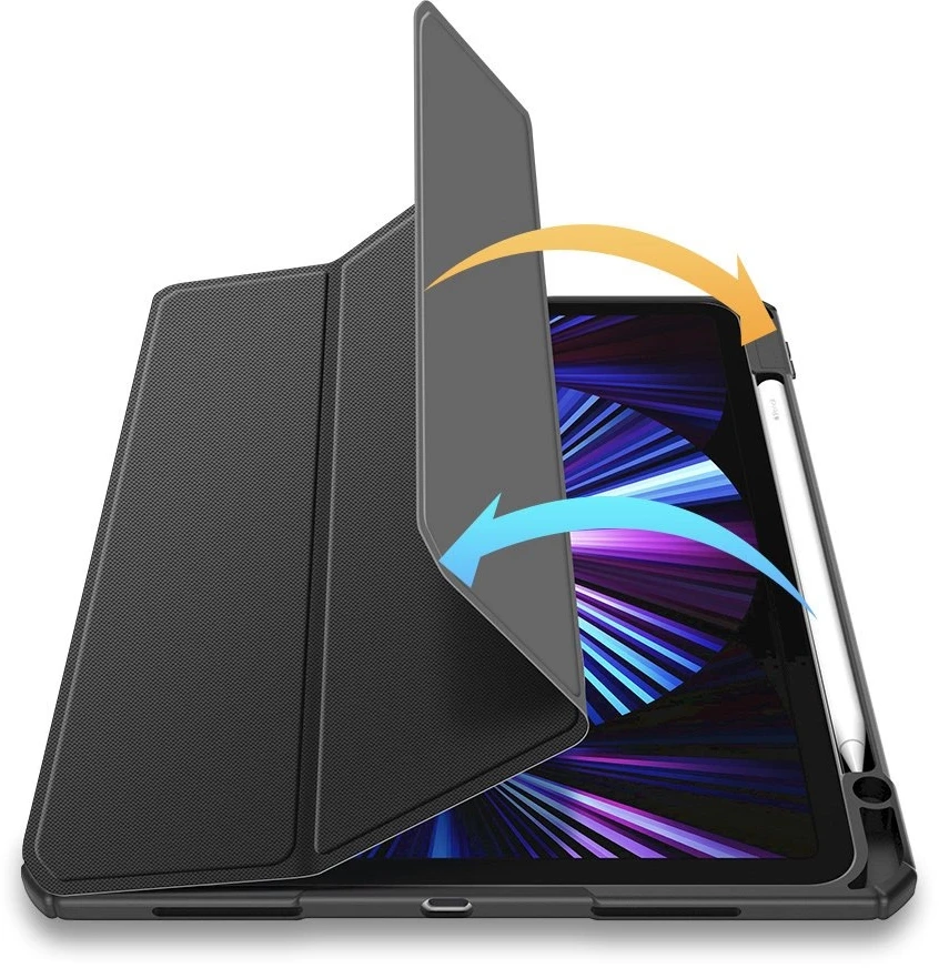 Dėklas Dux Ducis Toby Samsung X110/X115 Tab A9 8.7 juodas