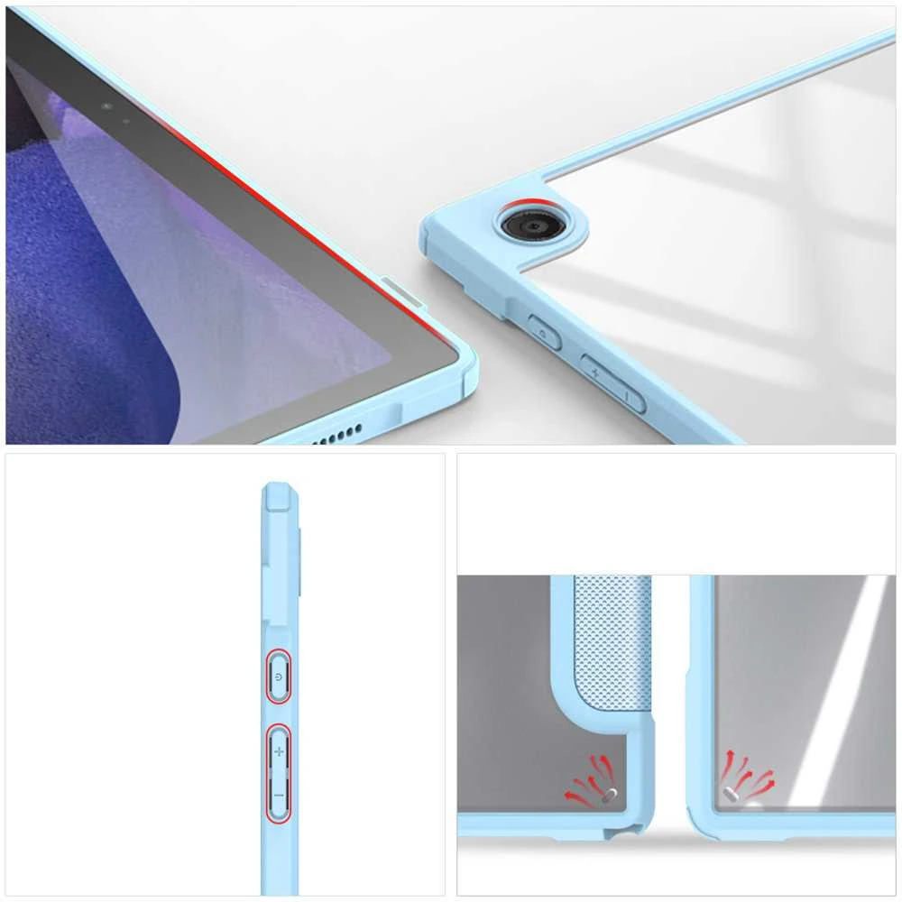 Dėklas Dux Ducis Toby Samsung X200/X205 Tab A8 10.5 2021 mėlynas