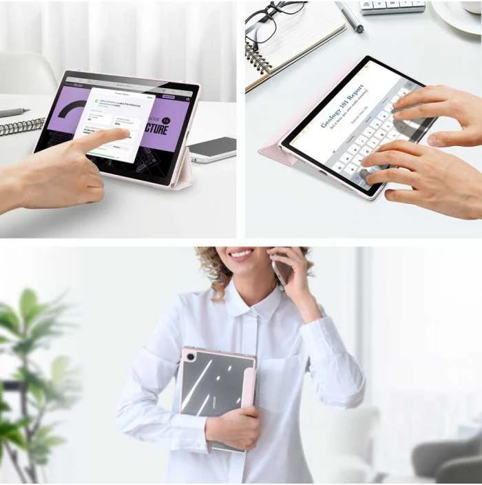 Dux Ducis "Toby" skirtas Xiaomi Mi Pad 5 / Mi Pad 5 Pro rožinis