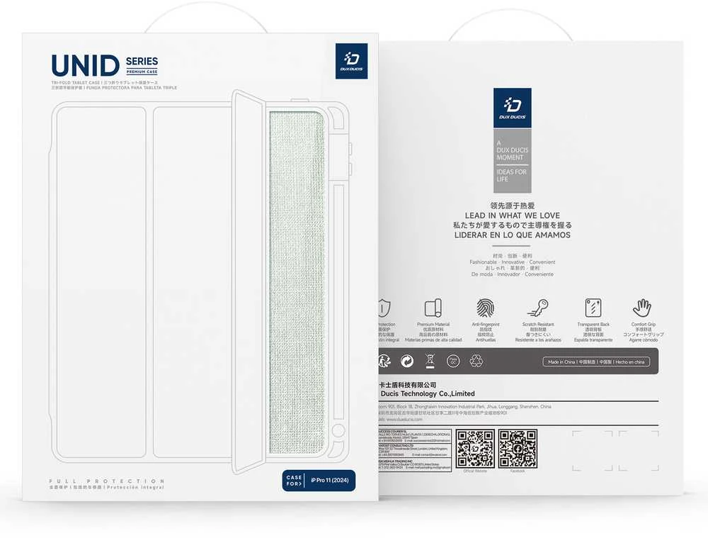 Dėklas Dux Ducis Unid Apple iPad Pro 11 2024 žalias