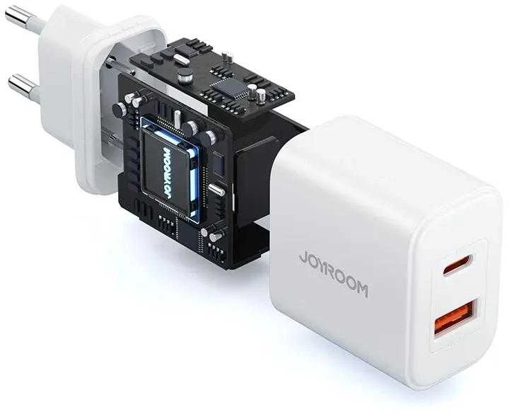 Įkroviklis Joyroom JR-TCF05 blykstė, 20W + C į L laidas 1m (Baltas)