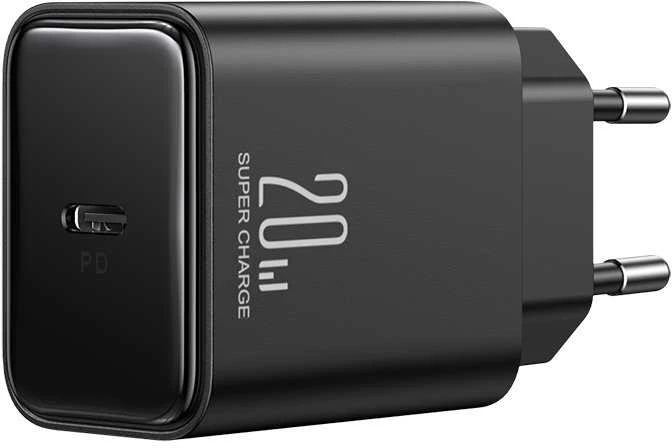 Įkroviklis Joyroom JR-TCF06 Flash PD, 20W + kabelis 1m (juodas)
